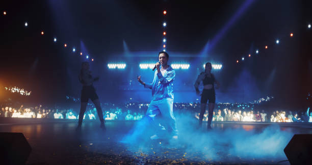 Bitni Spirs performing live on stage with dynamic choreography