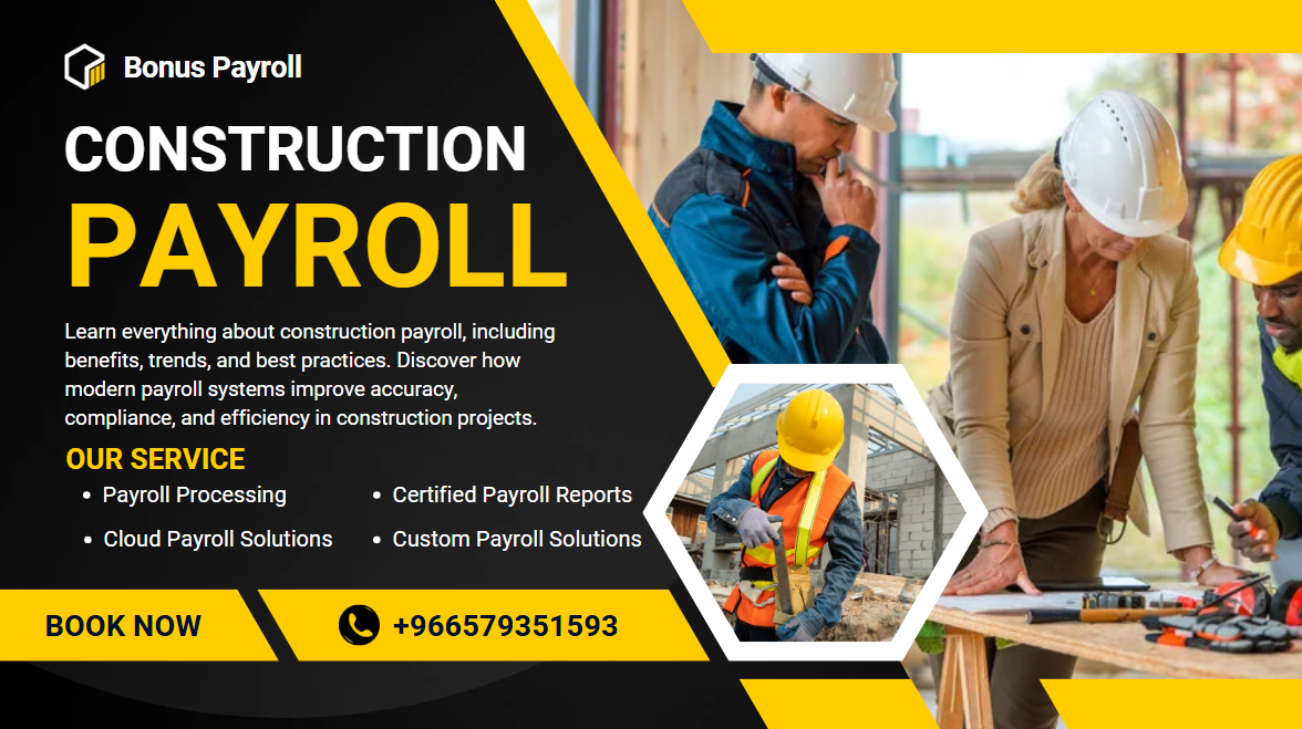 construction payroll system managing worker wages on site