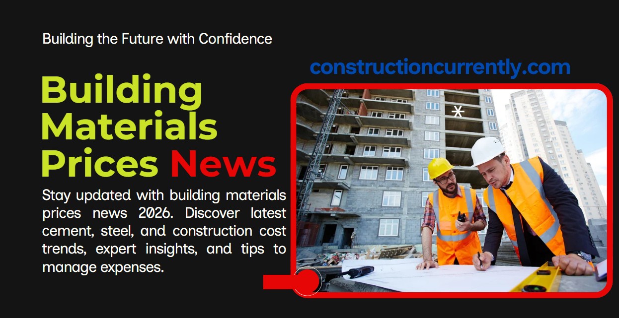building materials prices news 2026 construction cost increase