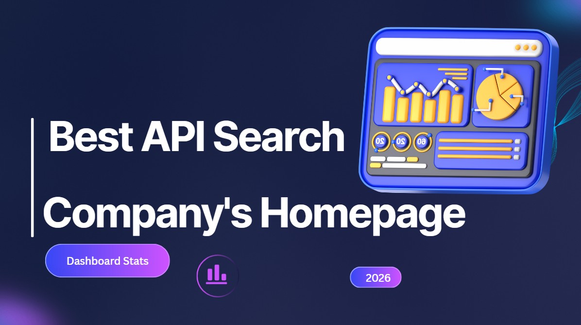 Best api search company's homepage interface with clean design and navigation