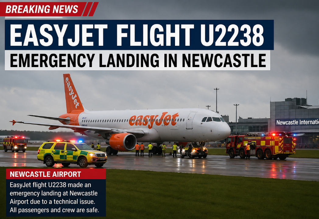 EasyJet Flight U2238 Emergency Landing Newcastle – Full Story, Timeline & Analysis